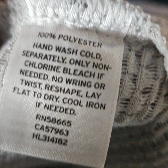 Trouve Silver Metallic Tank Size XS - Picture 4 of 4